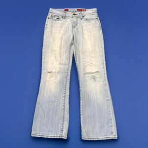 X2 Jeans Woman’s Size 8 Flare Leg Low Rise‎ Bootcut Denim 30x28.5